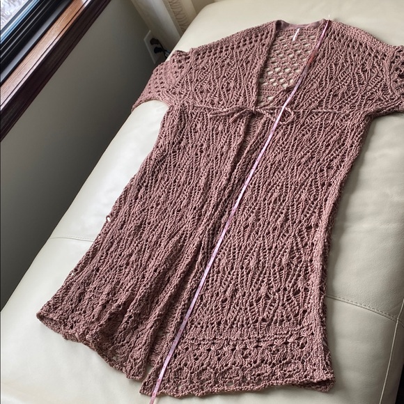 Free People Sweet Talker Crochet Cardigan GUC - Picture 9 of 16